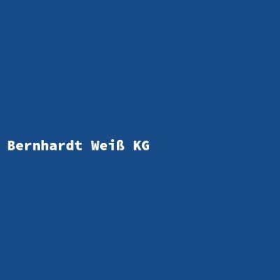 Manufacturer: Bernhardt Weiß KG