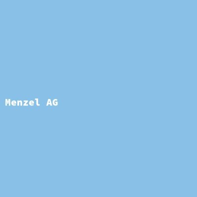 Manufacturer: Menzel AG