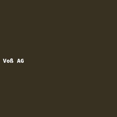 Manufacturer: Voß AG