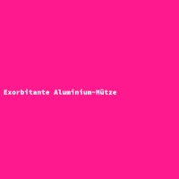 Exorbitante Aluminium-M&uuml;tze