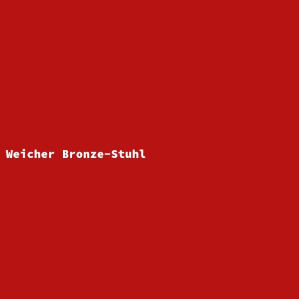 Weicher Bronze-Stuhl