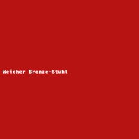 Weicher Bronze-Stuhl