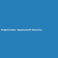 Praktischer Kunststoff-Klositz