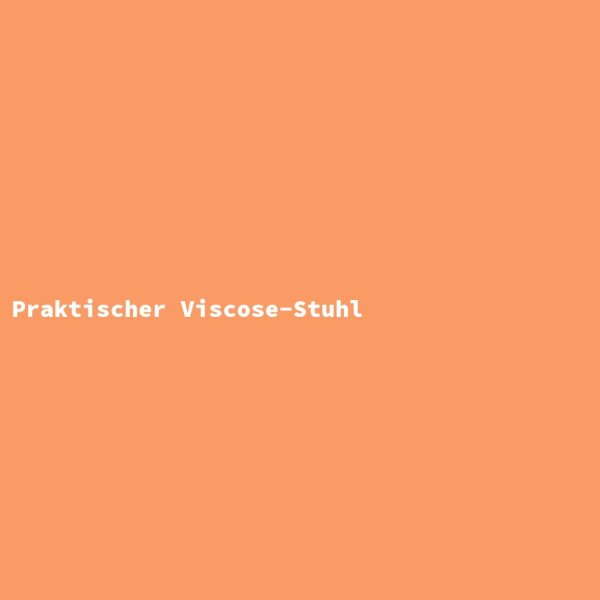 Praktischer Viscose-Stuhl