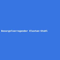 Besorgniserregender Elastan-Stuhl