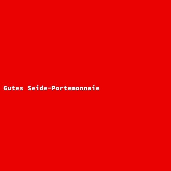 Gutes Seide-Portemonnaie