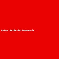 Gutes Seide-Portemonnaie