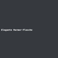 Elegante Marmor-Flasche