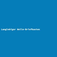 Langlebiger Wolle-Briefkasten