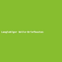Langlebiger Wolle-Briefkasten